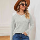 Round Neck Ribbed Top