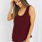 Mittoshop Scoop Neck Curved Hem Tank