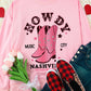Cowboy Boots Graphic Dropped Shoulder Sweatshirt