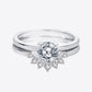 925 Sterling Silver Moissanite Ring
