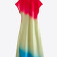 Gradient Round Neck Midi Dress