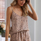 Dotted Satin Cami And Shorts Pajamas Set