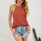 Grecian Neck Knit Tank
