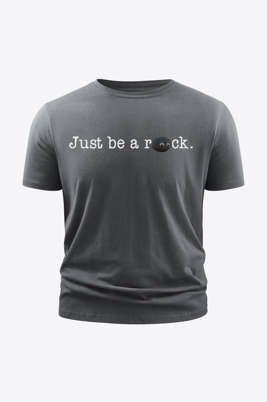 Slogan Graphic Short Sleeve Tee