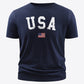 USA Flag Graphic Tee Shirt