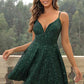 Sequin Spaghetti Strap Dress