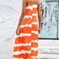 Contrast V-Neck Spaghetti Strap Midi Dress