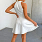 A-Line Sleeveless Mini Dress