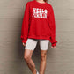 Simply Love Full Size HELLO PUMPKIN Graphic Sweatshirt