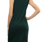 Twisted Round Neck Sleeveless Dress