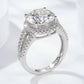 5 Carat  Moissanite Split Shank Ring