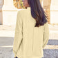 Basic Bae Full Size Ribbed Exposed Seam Mock Neck Knit Top