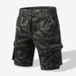 Camouflage Drawstring Waist Cargo Shorts
