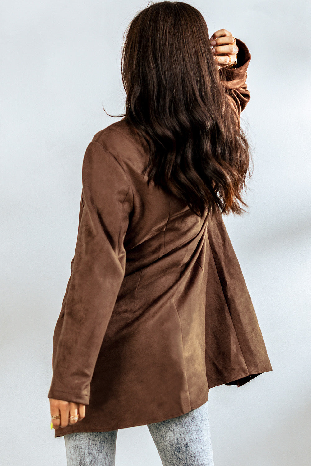 Double-Breasted Longline Jacket