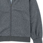 Ribbed Zip Up Statement Collar Jacket
