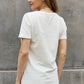 Simply Love Full Size PEACE  LOVE  COFFEE Graphic Cotton Tee