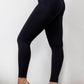 Full Size Contrast Detail Buttoned Leggings