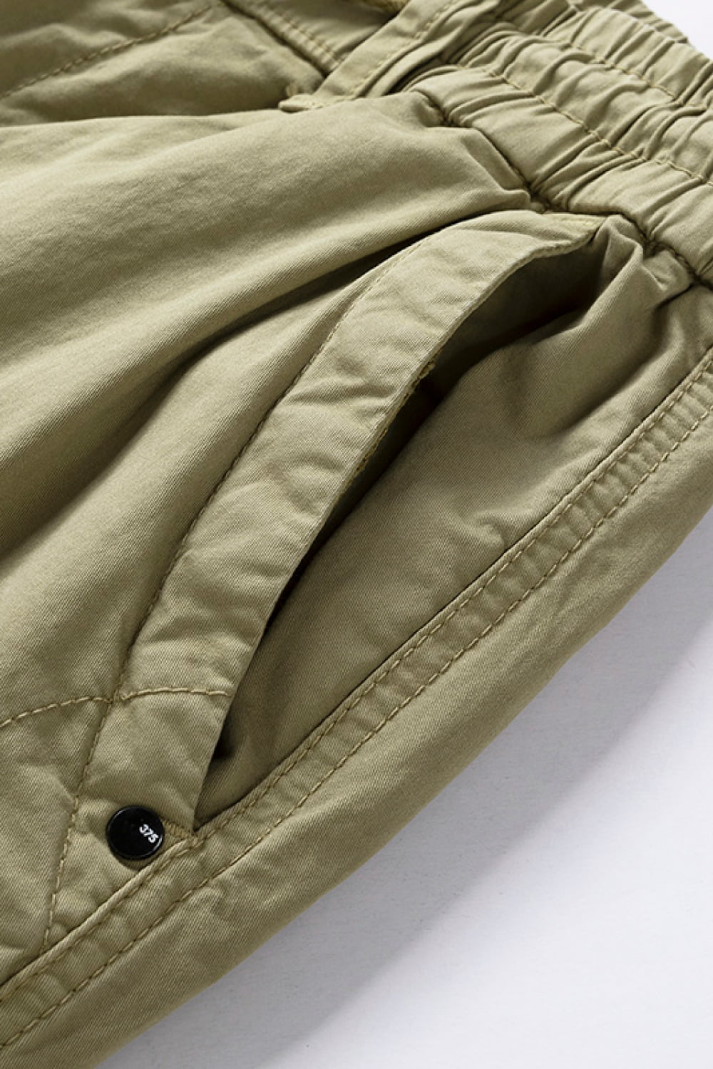 Drawstring Waist Cargo Joggers