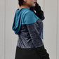 Color Block Long Sleeve Pullover Knit Hoodie