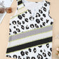 Leopard Contrast Trim Tank