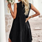 Button Down Collared Sleeveless Dress