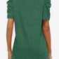 V-Neck Puff Sleeve Tee