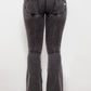 Two-Button Flare Jeans