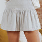 Smocked Waist Culotte Shorts