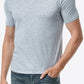 Notched Neck Short Sleeve Tee
