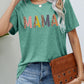 MAMA Leopard Graphic Short Sleeve Tee