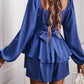 Long Balloon Sleeve Layered Romper