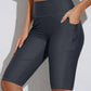 Full Size Swim Biker Shorts with Pockets