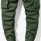 Drawstring Elastic Waist Cargo Joggers