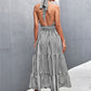 Someday Soon Printed Halter Dress