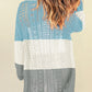 Openwork Ribbed Cuff Longline Cardigan