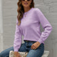 Eyelet Puff Sleeve Sweater