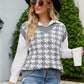 Houndstooth Sweater Vest