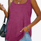 Curved Hem Square Neck Tank