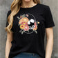 Simply Love Full Size Flower Skull Graphic Cotton Tee