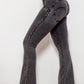 Two-Button Flare Jeans