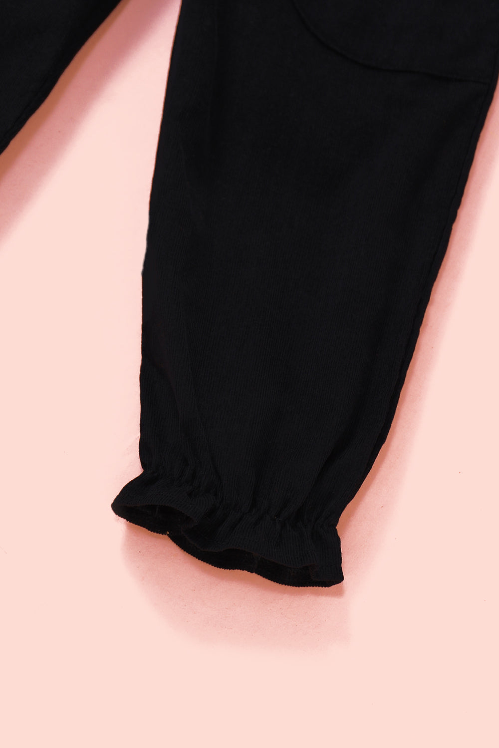 Baby Girls' Paper Bag Pants with Buttons