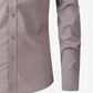 Button-Up Long Sleeve Pocket Collared Shirt