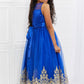 Kid's Dream Let's Dance Formal Tutu Dress in Royal Blue