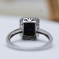 Platinum-Plated Agate Ring