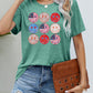 US Flag Smiley Face Graphic Tee