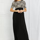 Celeste Sweetheart Full Size Short Sleeve Maxi Dress