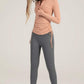 Half-Zip Drawstring Long Sleeve Sports Top
