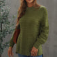 Crewneck High-Low Sweater