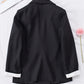 Double-Breasted Blazer with Pockets