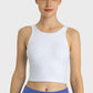 Feel Like Skin Highly Stretchy Cropped Sports Tank